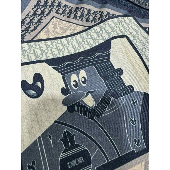 NWT RARE Dior x Kenny Scharf Denim 'Playing Cards' Jacket - Picture 3 of 16